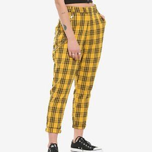 Hot topic yellow plaid pants Clearance
